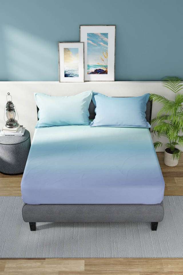 Super-Soft-100--Cotton-Double-Bedsheet-with-2-Pillow-Covers