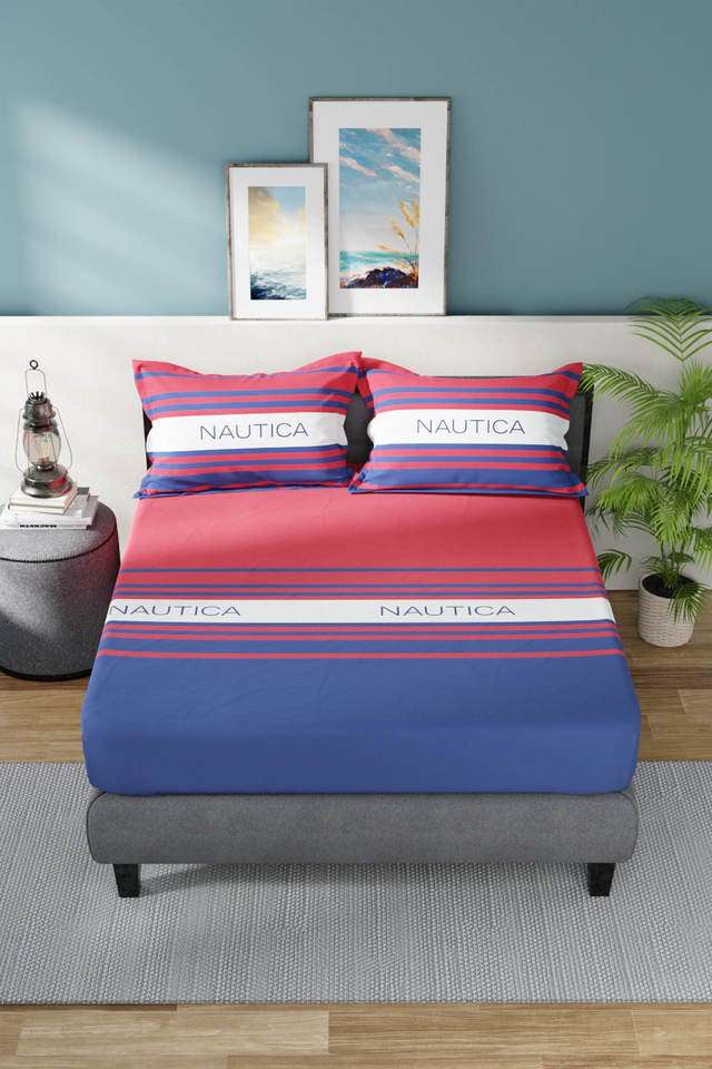 Super-Soft-100--Cotton-Double-Bedsheet-with-2-Pillow-Covers