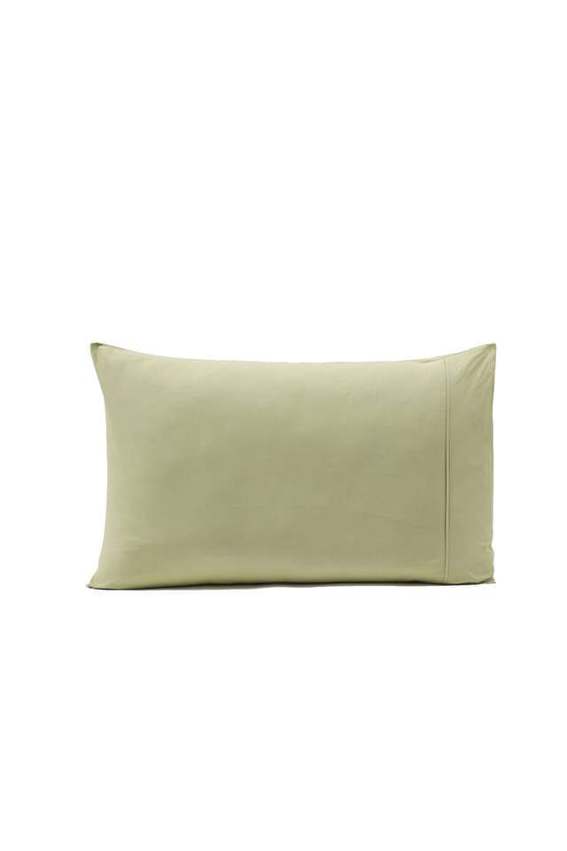Colorart-Eden-110-GSM-Cotton-Solid-Sage-Green-Standard-Pillow-Case-Set-Of-2
