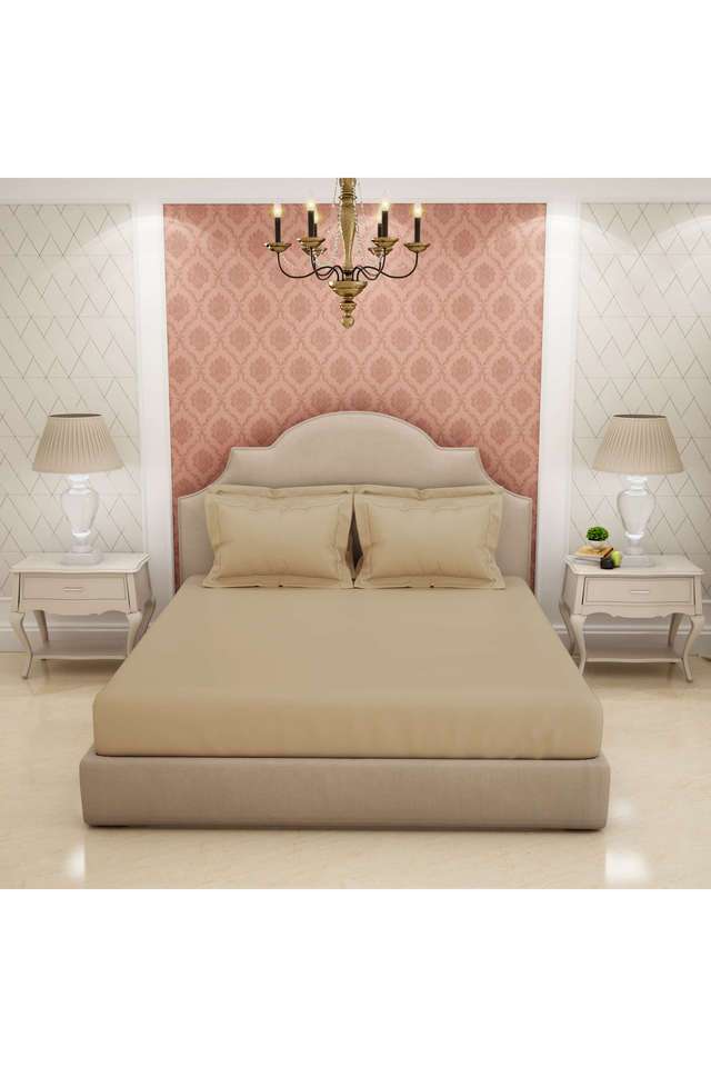 Soft-Feel-600-TC-Cotton-Printed-King-Double-Bed-Sheet-With-4-Pillow-Covers