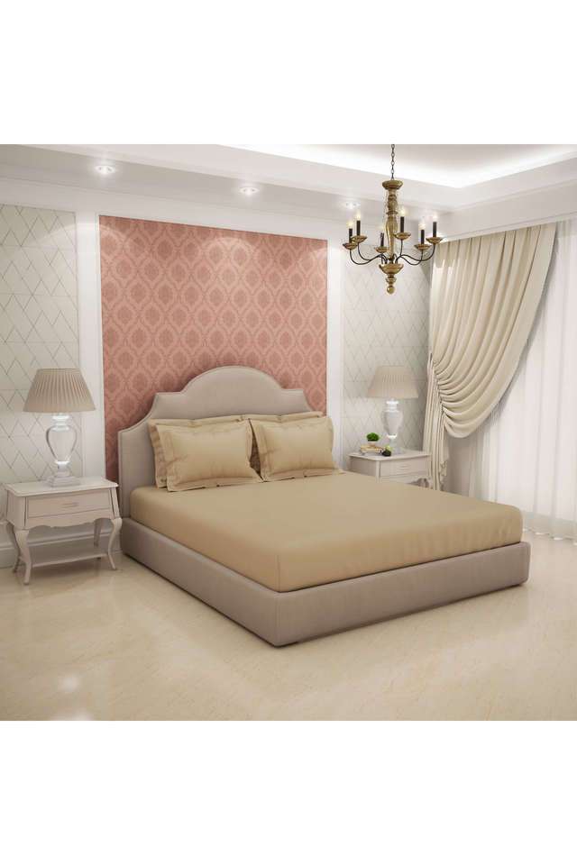 Soft-Feel-600-TC-Cotton-Printed-King-Double-Bed-Sheet-With-4-Pillow-Covers