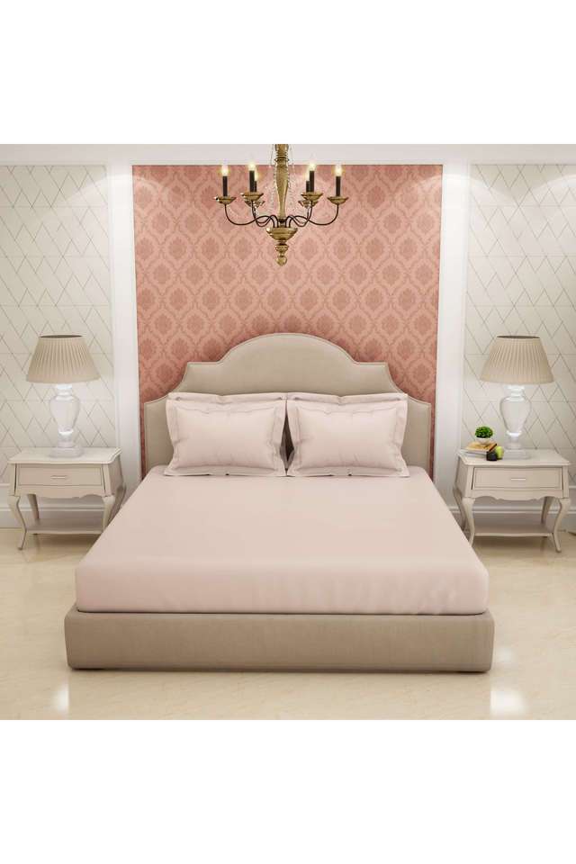 Soft-Feel-600-TC-Cotton-Printed-King-Double-Bed-Sheet-With-4-Pillow-Covers