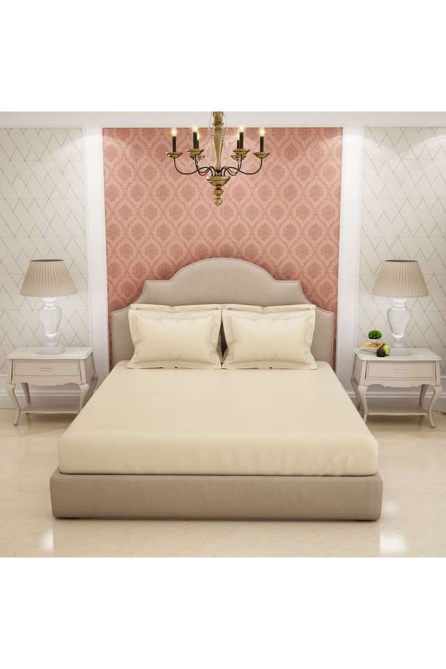 Soft-Feel-600-TC-Cotton-Printed-King-Double-Bed-Sheet-With-4-Pillow-Covers
