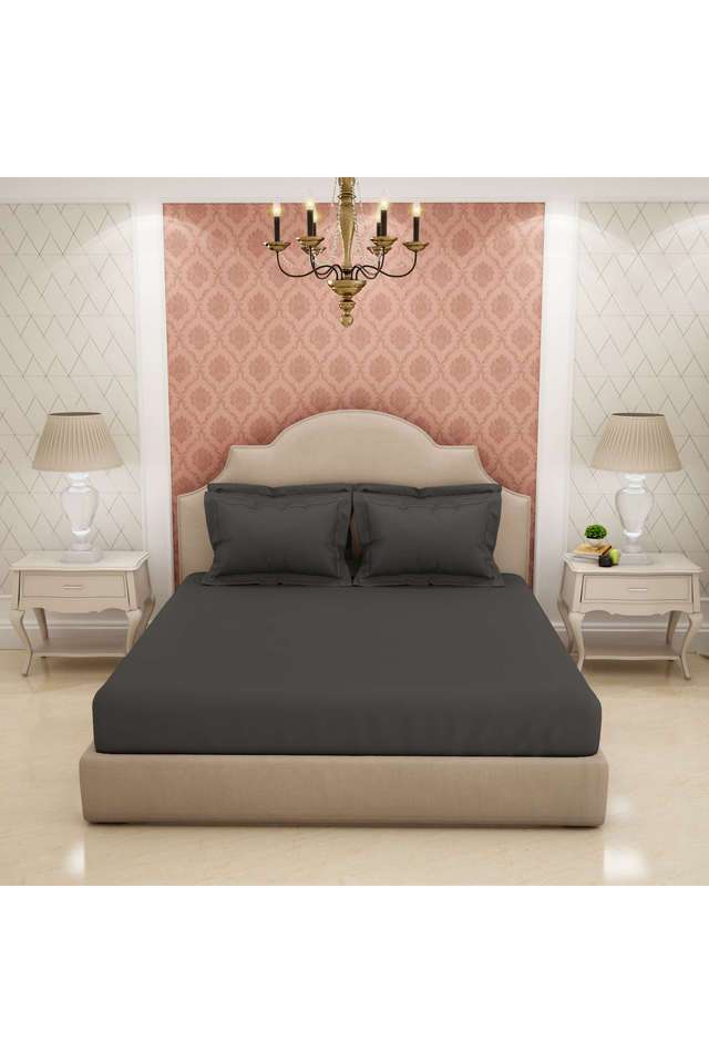 Soft-Feel-600-TC-Cotton-Printed-King-Double-Bed-Sheet-With-4-Pillow-Covers
