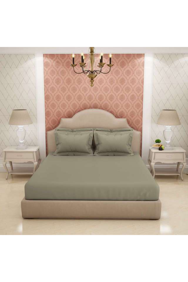 Soft-Feel-600-TC-Cotton-Printed-King-Double-Bed-Sheet-With-4-Pillow-Covers