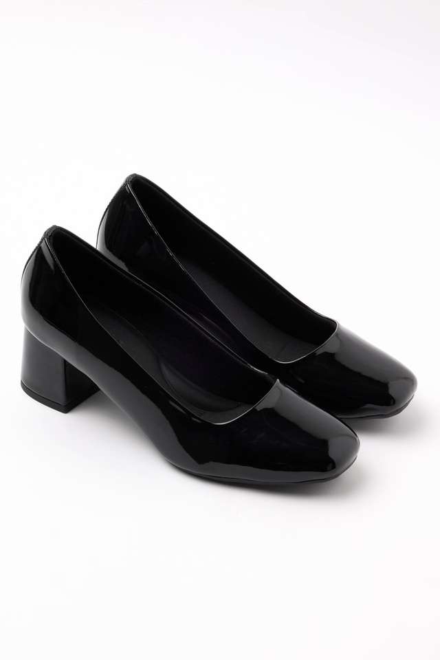 PU-Slipon-Women-s-Casual-Block-Heels