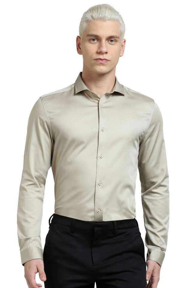 Solid-Cotton-Slim-Fit-Men-s-Casual-Shirt