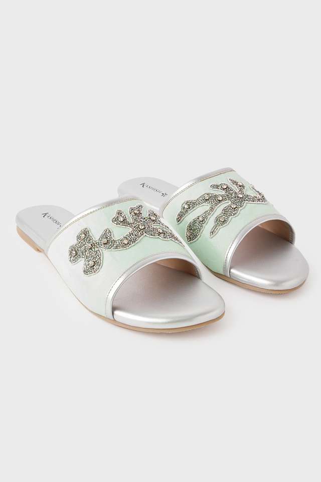 Polyurethane-Buckle-Women-s-Ethnic-Sandals