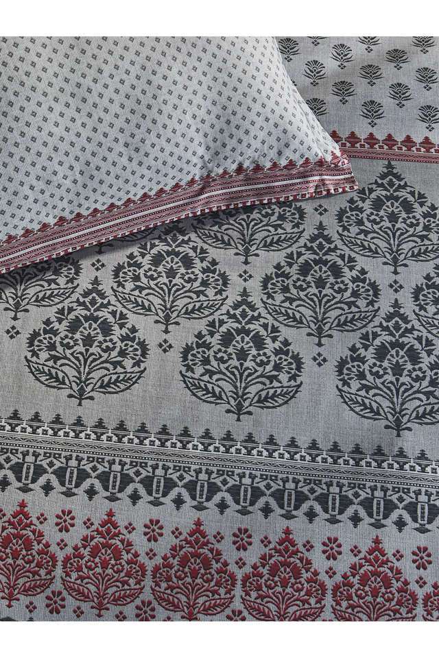 210-TC-Cotton-Traditional-King-Double-Bed-Sheet-With-2-Pillow-Covers