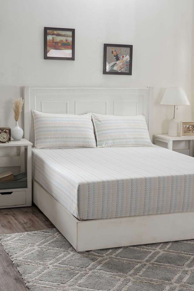 Hermosa-Optimist-Bloom-Atlair-Blue-King-Bed-Sheet-With-Pillow-Case