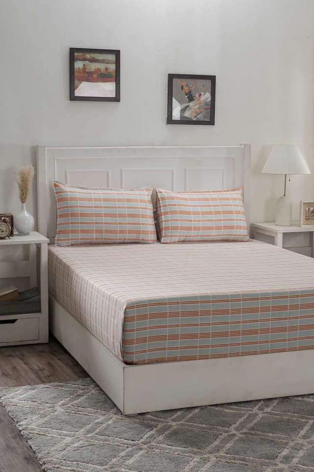 Hermosa-Optimist-Bloom-Berne-Red-King-Bed-Sheet-With-Pillow-Case