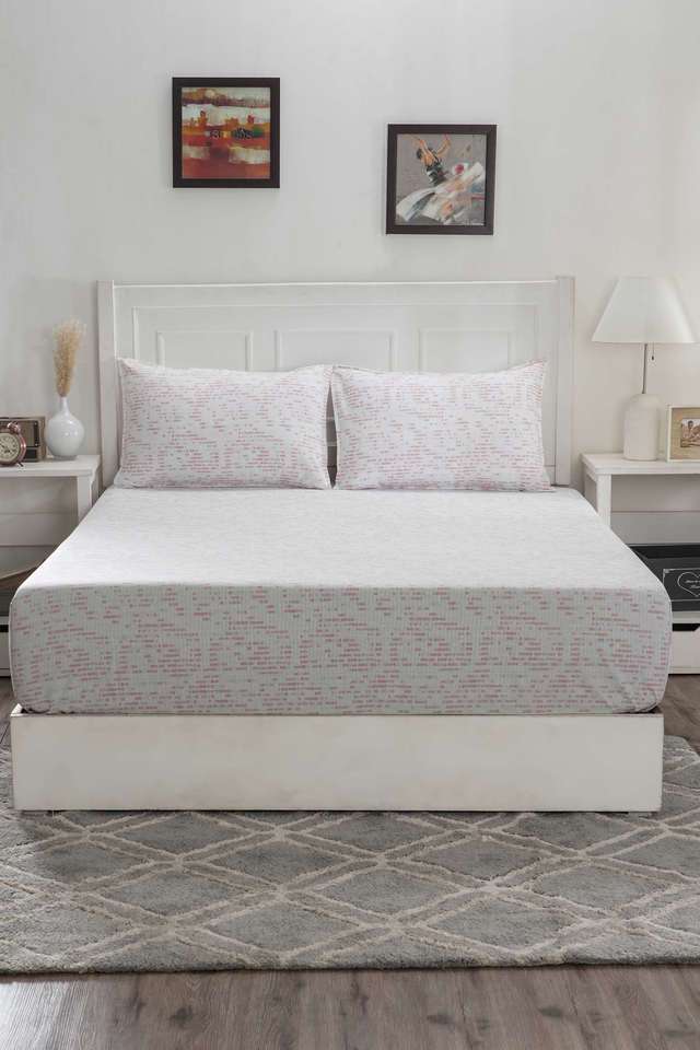 Hermosa-Optimist-Bloom-Canopus-Red-King-Bed-Sheet-With-Pillow-Case