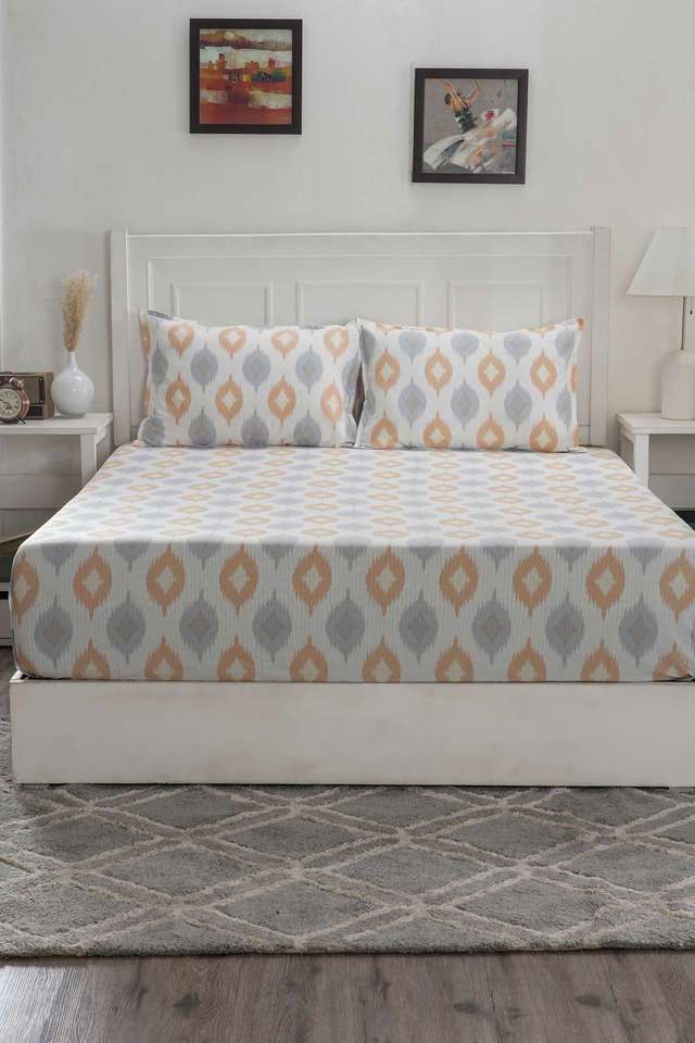 Hermosa-Optimist-Bloom-Lucasta-Red-King-Bed-Sheet-With-Pillow-Case