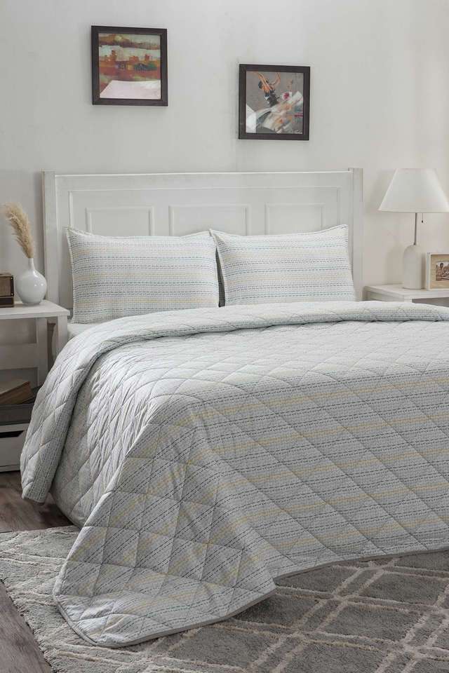 Hermosa-Optimist-Bloom-110-GSM-Atlair-Green-Queen-Quilt-Set