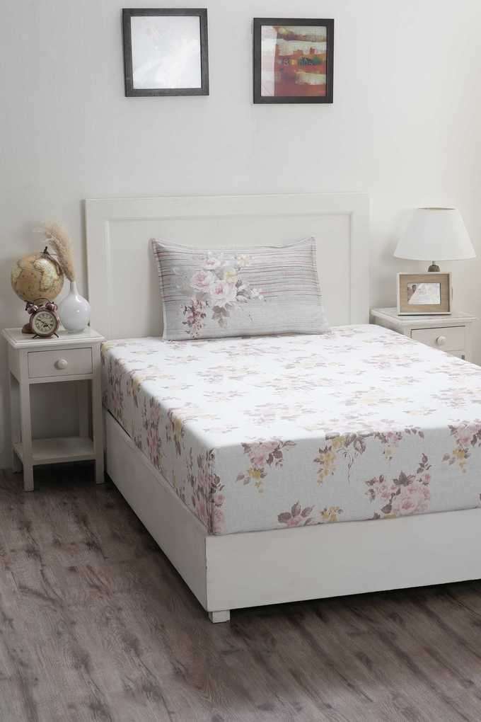 Hermosa-Optimist-Bloom-300-TC-Clarice-Rust-Single-Bed-Sheet-With-1-Pillow-Cover