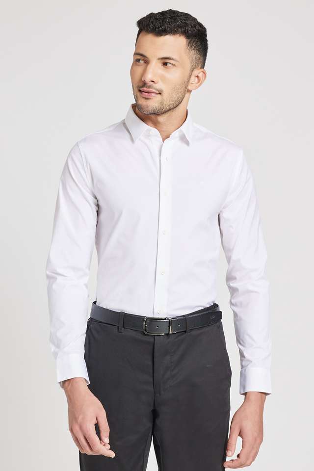 Solid-Cotton-Lycra-Slim-Fit-Men-s-Casual-Shirt