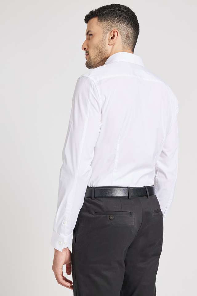 Solid-Cotton-Lycra-Slim-Fit-Men-s-Casual-Shirt