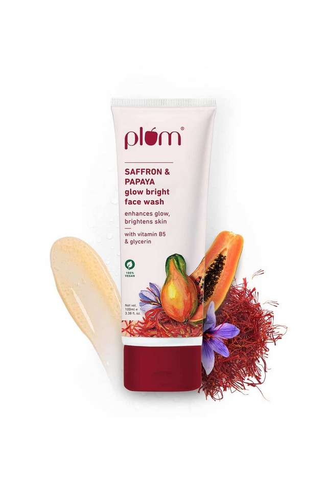 Saffron-and-Papaya-Glow-Bright-Face-Wash---100-ml
