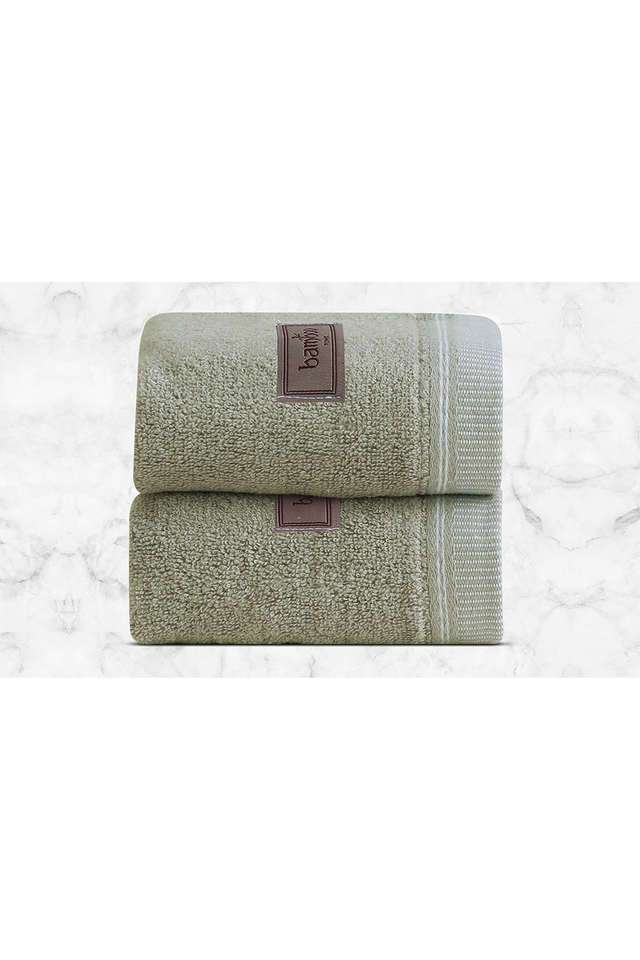 Bamboo-Face-Towel-Super-Absorbent-&-Soft -Antibacterial -360-GSM -33x33-cm -Pack-of-1 -Olive