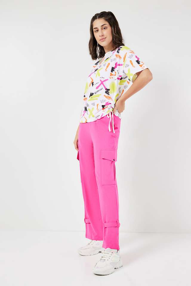 Solid-Full-Length-Cotton-Women-s-Joggers