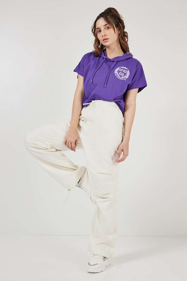 Solid-Full-Length-Cotton-Women-s-Joggers