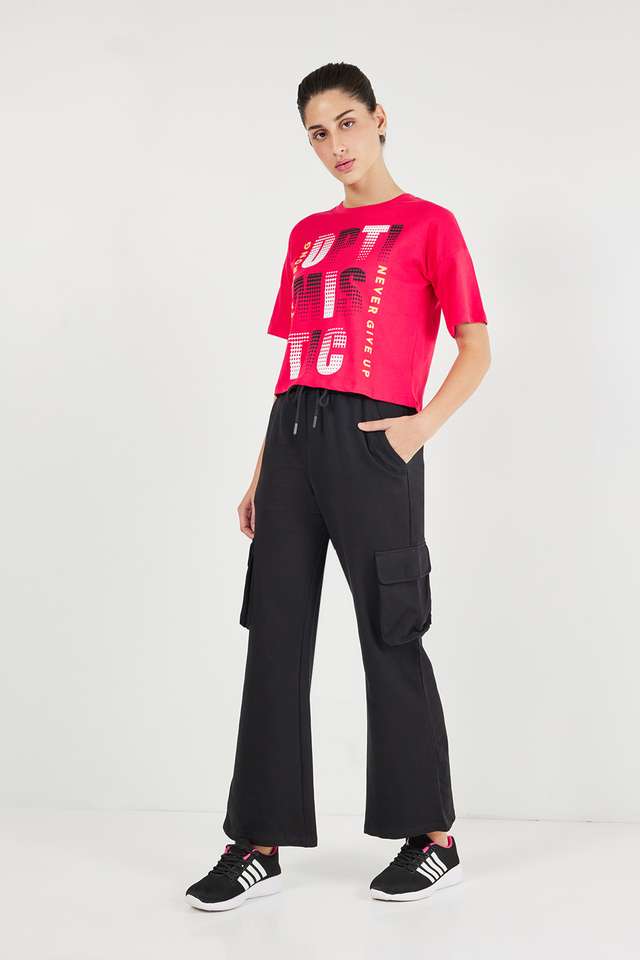 Solid-Full-Length-Cotton-Women-s-Joggers
