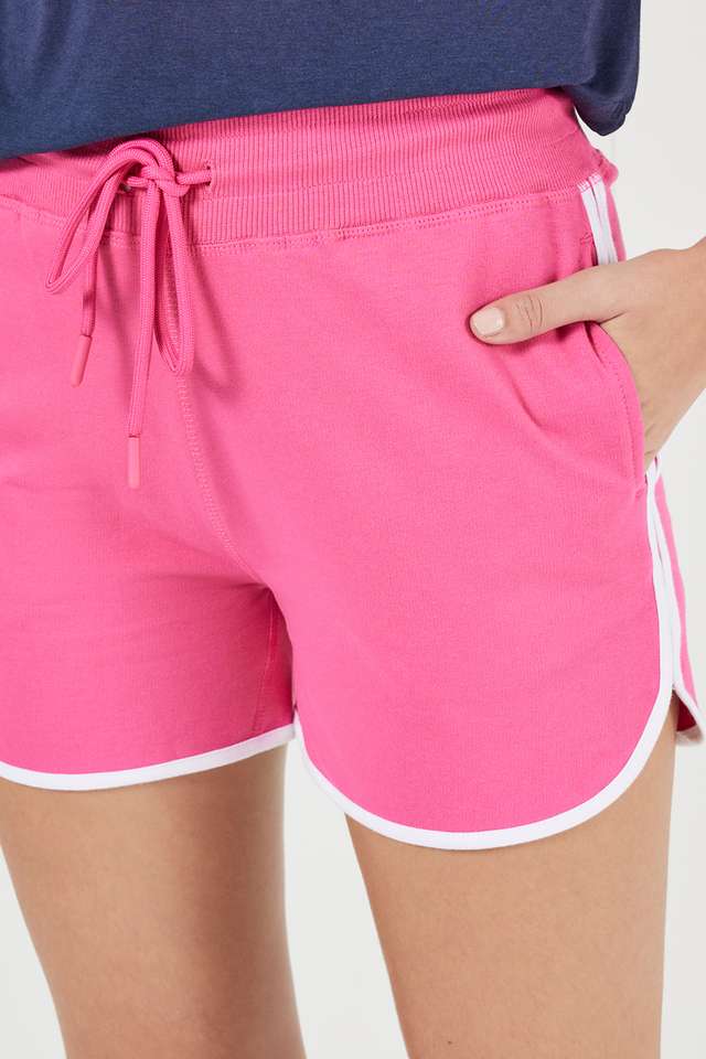 Regular-Fit-Mid-Thigh-Cotton-Women-s-Active-Wear-Shorts