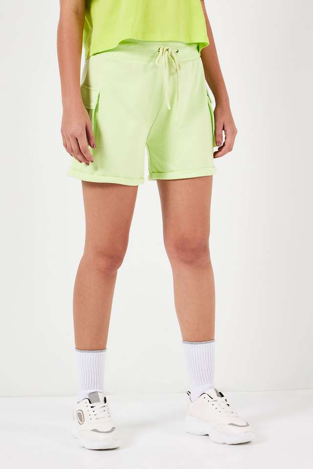 Regular-Fit-Mid-Thigh-Cotton-Women-s-Active-Wear-Shorts