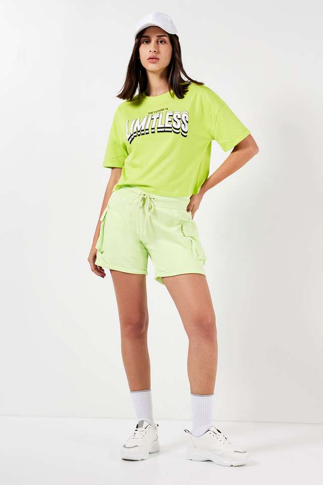 Regular-Fit-Mid-Thigh-Cotton-Women-s-Active-Wear-Shorts