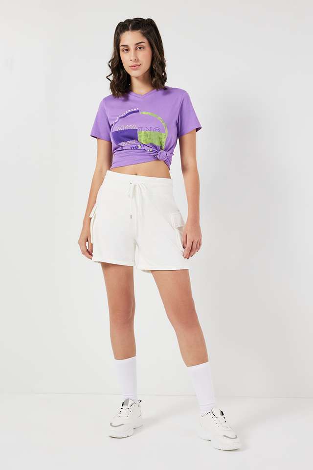 Regular-Fit-Above-Knee-Cotton-Women-s-Active-Wear-Shorts