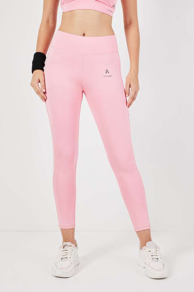 Solid-Regular-Fit-Polyester-Women-s-Active-Wear-Tights