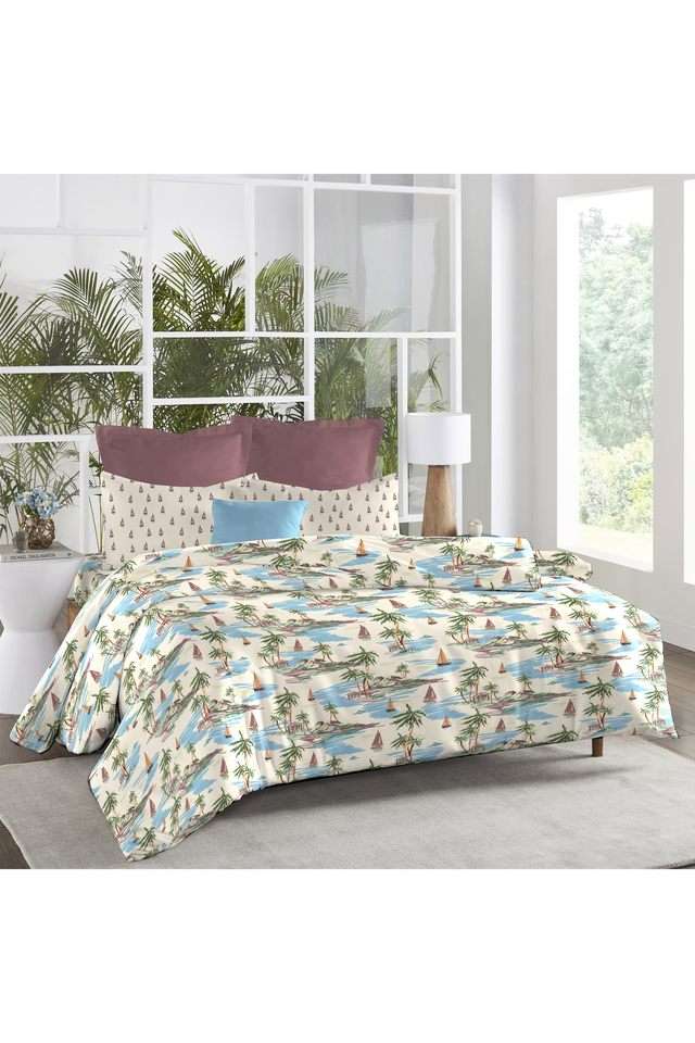 Atulya-Bharat-Printed-144-TC-Cotton-Double-Bedsheet-&-2-Pillow-Covers