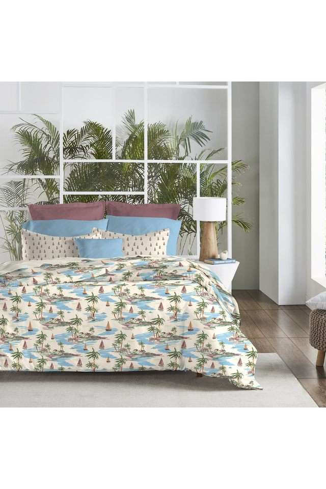 Atulya-Bharat-Printed-144-TC-Cotton-Double-Bedsheet-&-2-Pillow-Covers