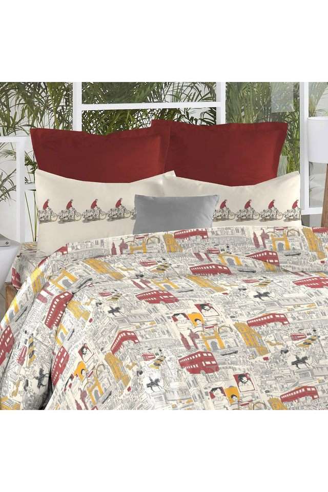 Atulya-Bharat-Printed-144-TC-Cotton-Double-Bedsheet-&-2-Pillow-Covers