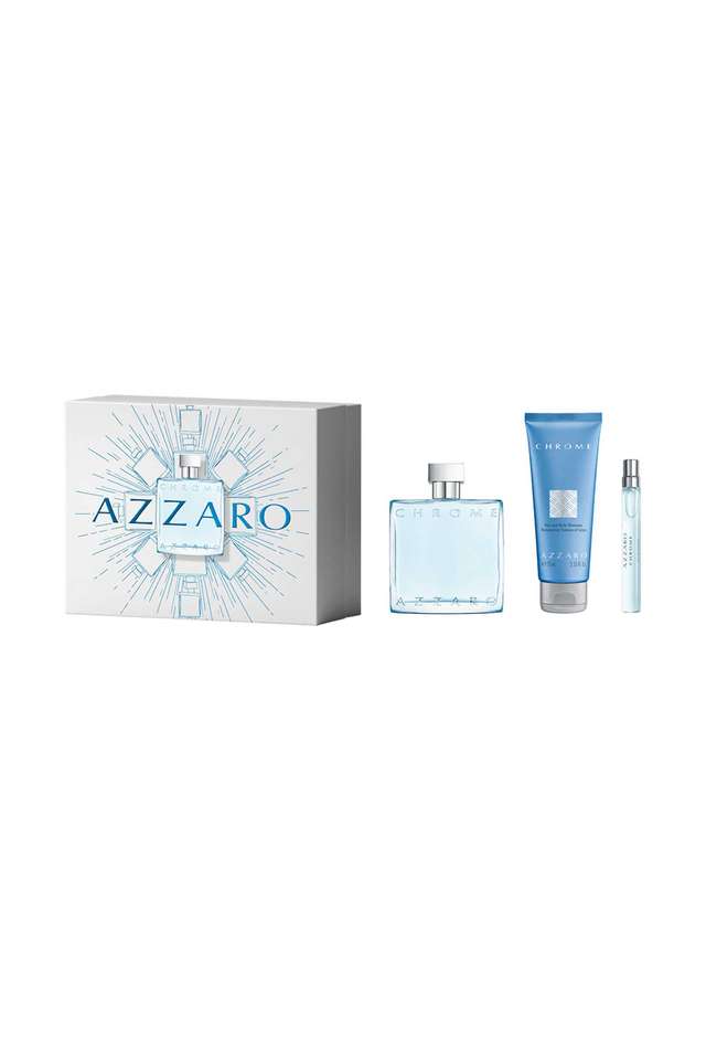 Chrome-Set-for-Men-(Eau-De-Toilette-100-ml-+-Hair-&-Body-Wash-75Ml-+-Travel-Size-10-ml)