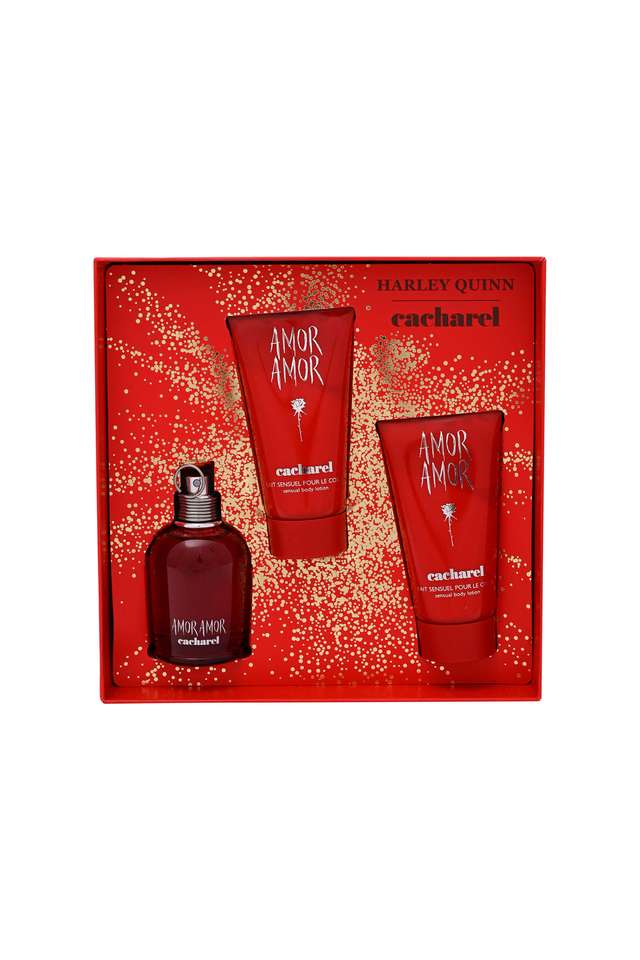 Amor-Amor-Perfume-Gift-Set---Pack-of-3 -Eau-de-Toilette---50-ml-+-2-x-Body-Lotion-50-ml