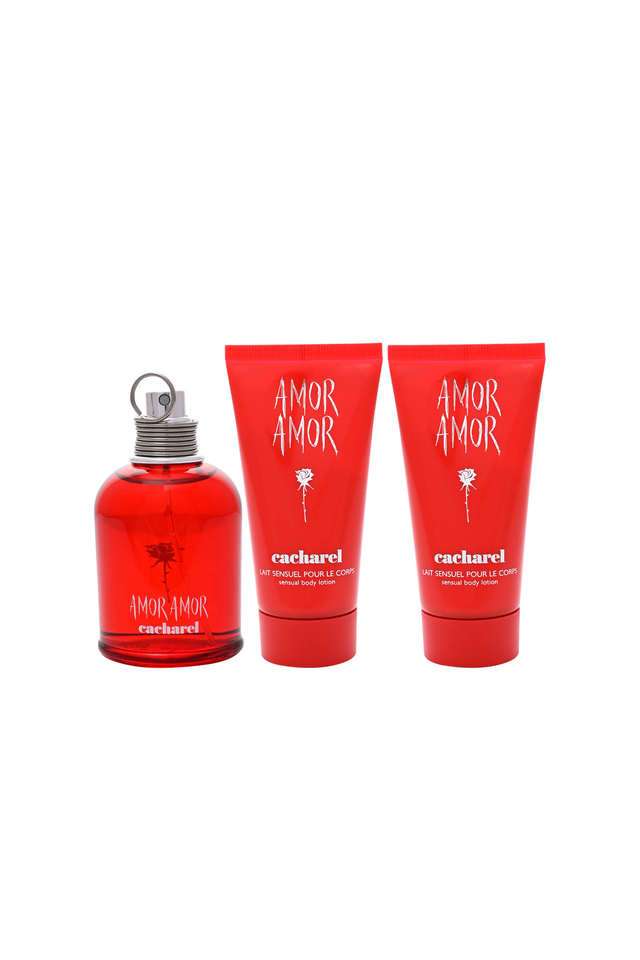 Amor-Amor-Perfume-Gift-Set---Pack-of-3 -Eau-de-Toilette---50-ml-+-2-x-Body-Lotion-50-ml