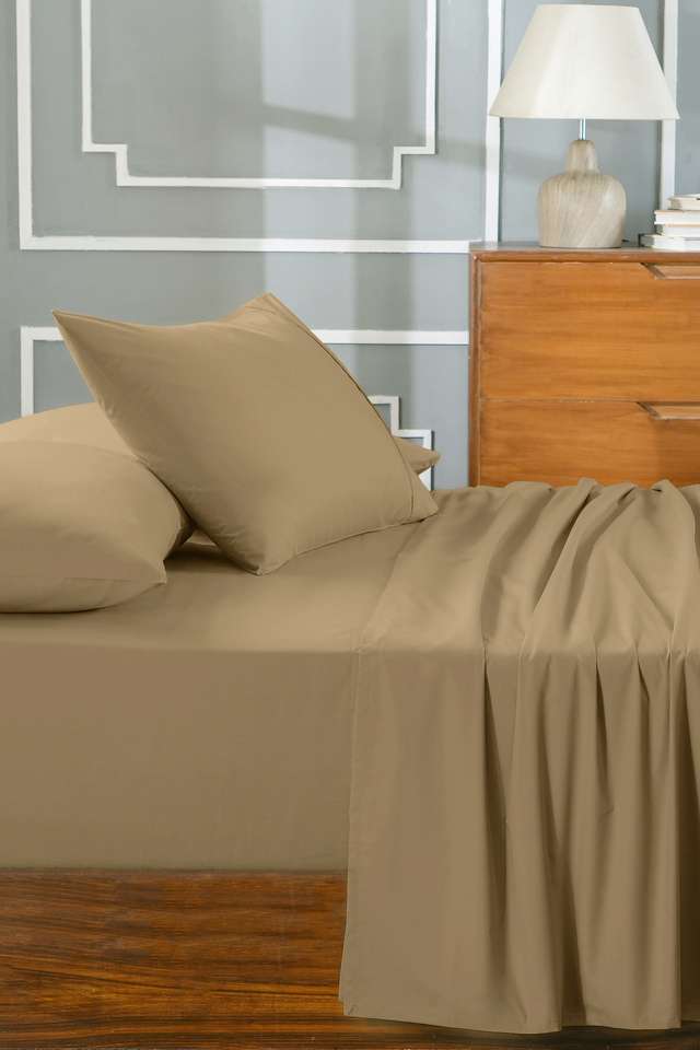Slumber-Double-Latte-Bed-Sheet-with-Pillow-Case