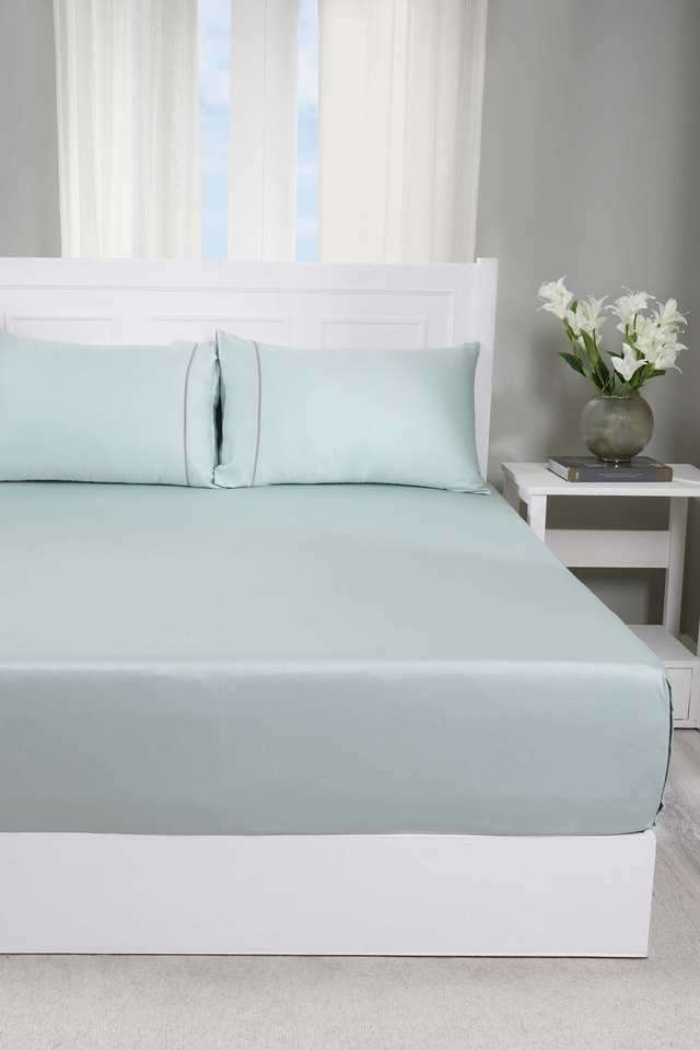 Viola-Misty-Aqua-King-Bed-Sheet-with-Pillow-Case