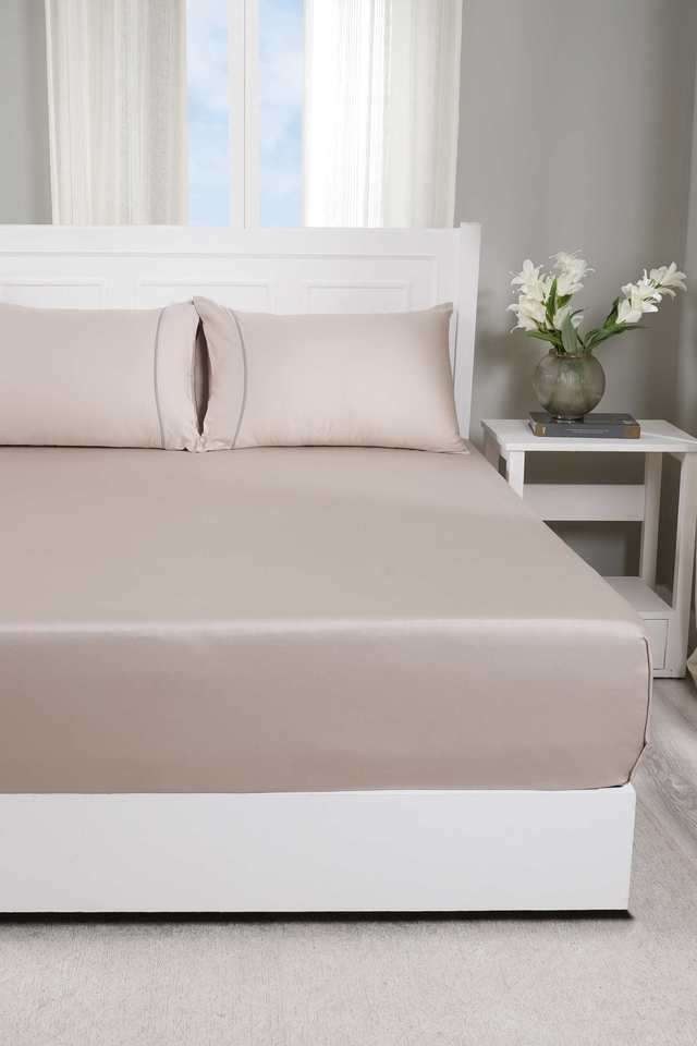 Viola-Sandshell-King-Bed-Sheet-with-Pillow-Case