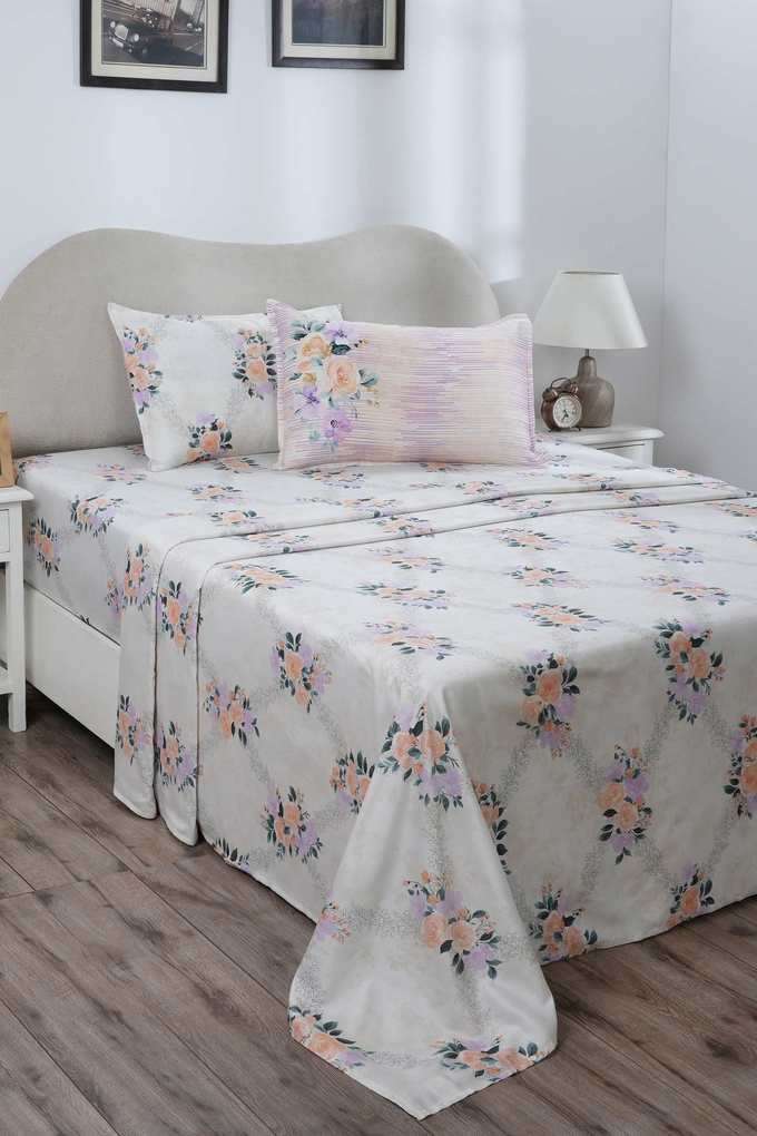 Eclectic-Garden-Arielle-Multi-King-Bed-Sheet-with-Pillow-Case