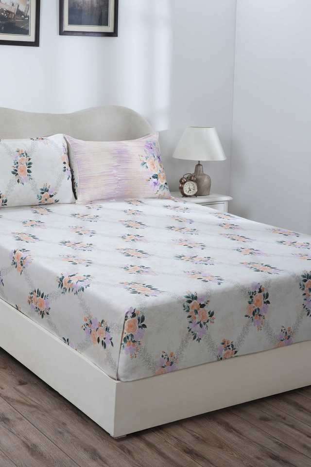 Eclectic-Garden-Arielle-Multi-Double-Fitted-Sheet-with-Pillow-Case