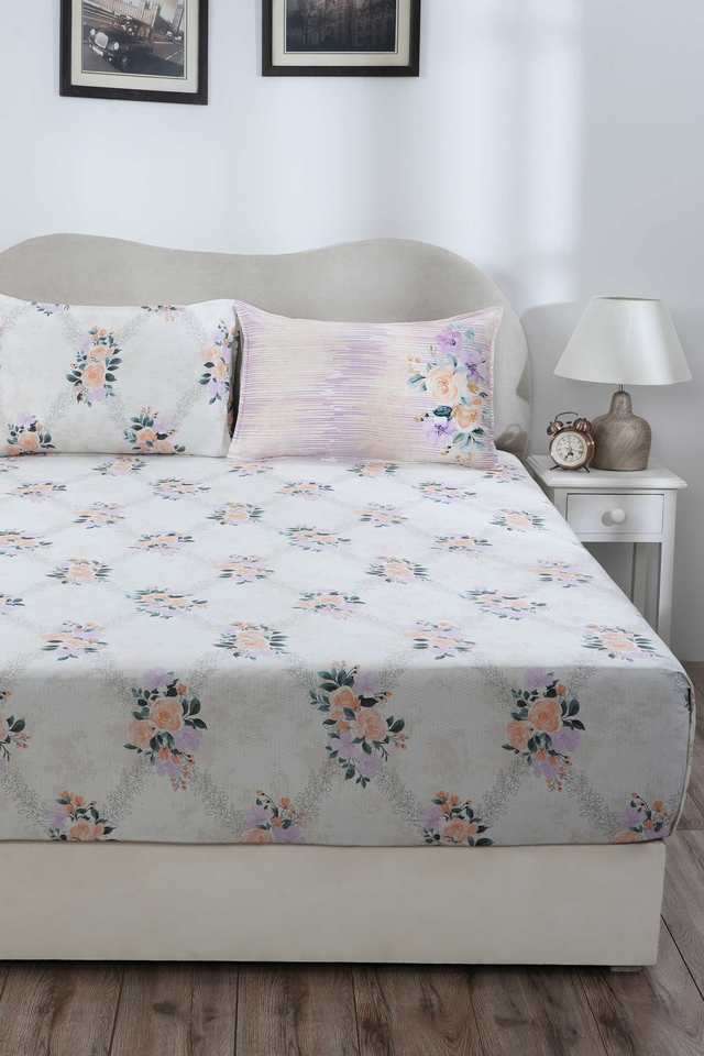 Eclectic-Garden-Arielle-Multi-Double-Fitted-Sheet-with-Pillow-Case