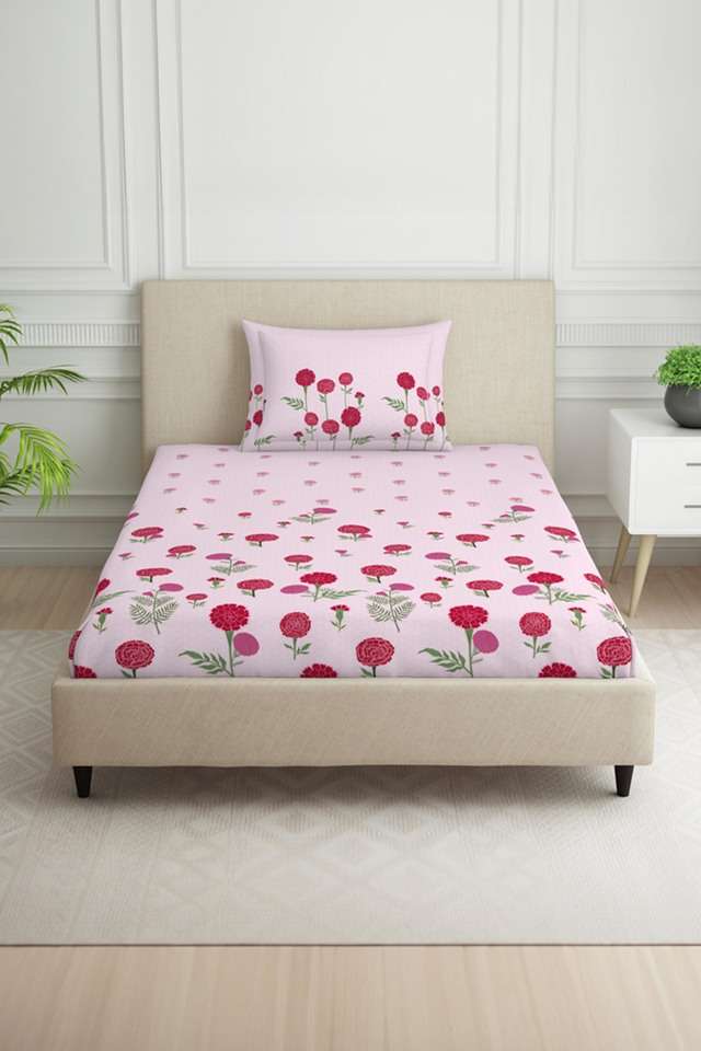 Floral-Super-Soft-Cotton-144-TC-Seasonal-Single-Bedsheet