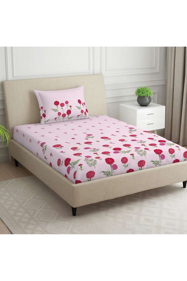 Floral-Super-Soft-Cotton-144-TC-Seasonal-Single-Bedsheet