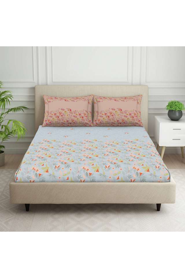 Super-Soft-Digital-Bellwether-Blue-Double-Bedsheets