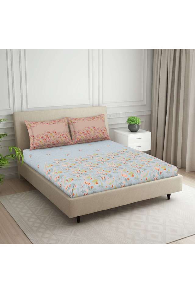Super-Soft-Digital-Bellwether-Blue-Double-Bedsheets
