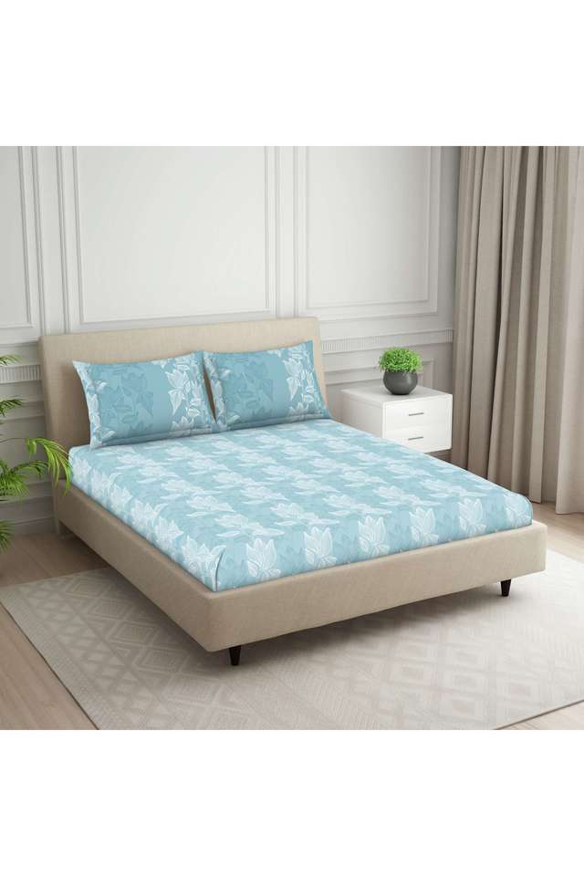Super-Soft-Digital-Vallarta-Blue-Double-Bedsheets