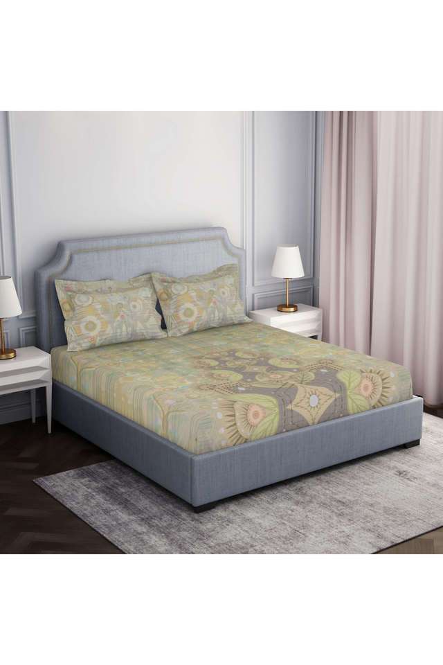 Geometric-Super-Soft-Cotton-138-TC-Seasonal-Double-Bedsheet