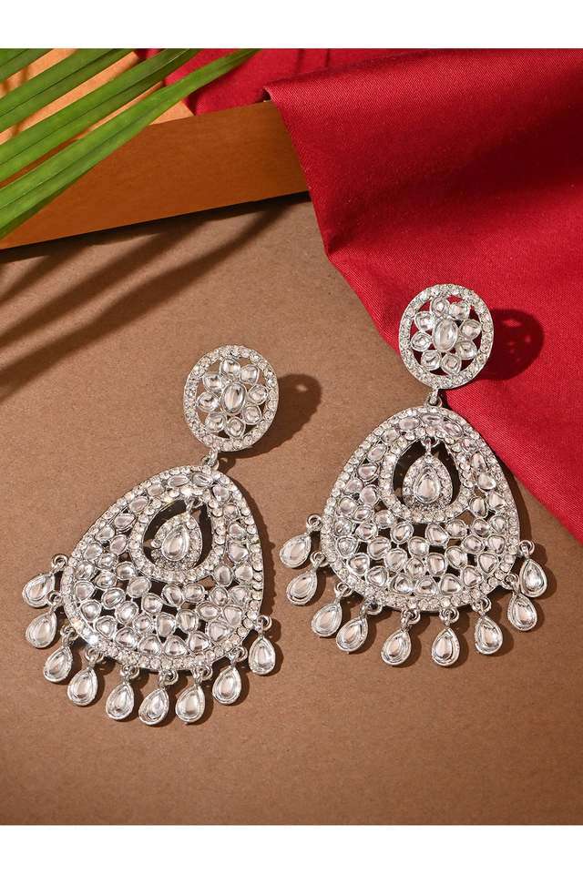 Silver-Plated-Chanbali-Earings-For-Women